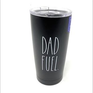 Rae Dunn By Magenta 17 Ounce Insulated Stainless Steel Tumbler (Black/DAD FUEL)